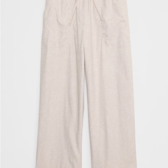 Banana Republic Linen Drawstring Trouser NWT - Picture 4 of 6